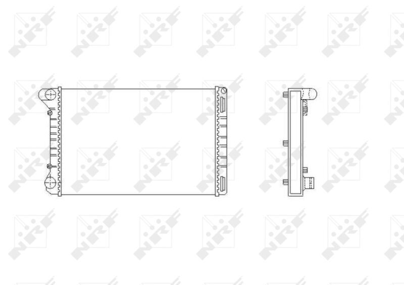 Kühler, Motorkühlung NRF 53665