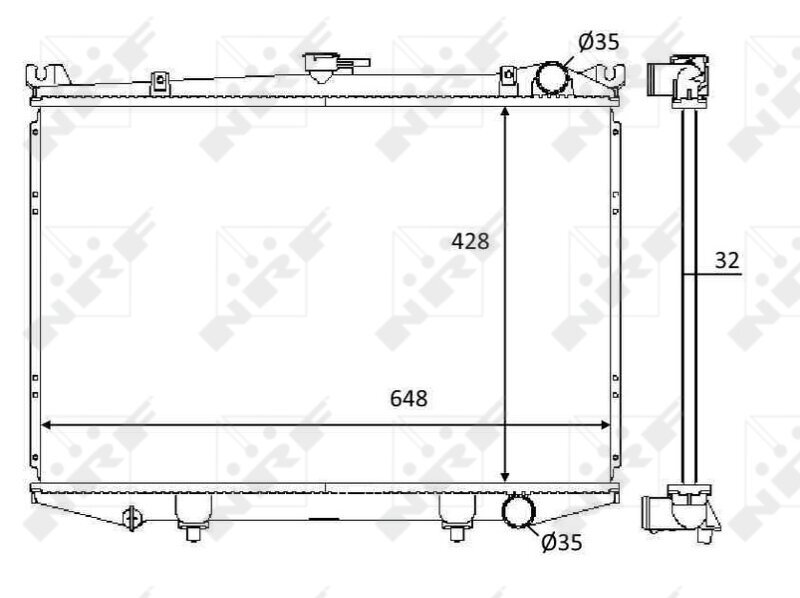 Kühler, Motorkühlung NRF 59114