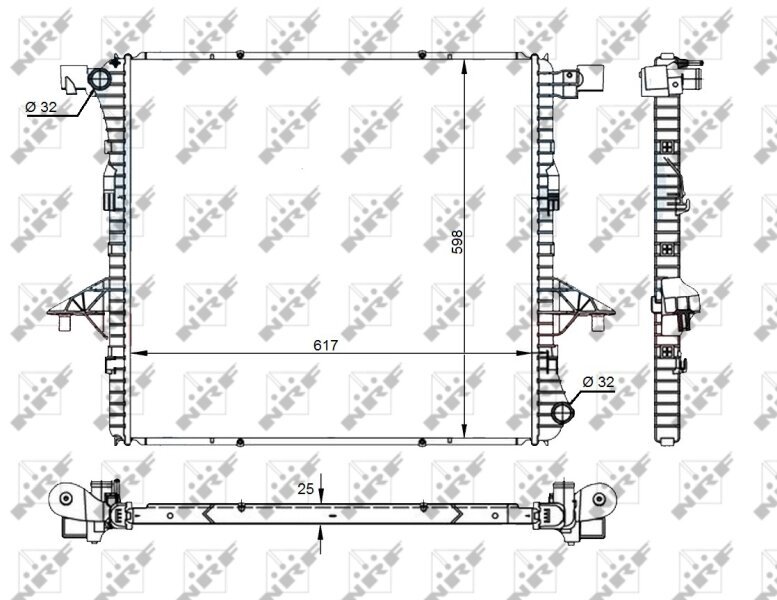 Kühler, Motorkühlung NRF 59145