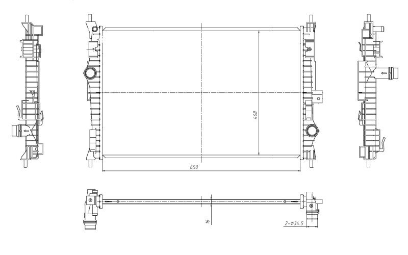 Kühler, Motorkühlung NRF 59302