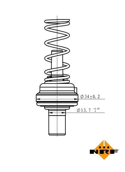 Thermostat, Kühlmittel NRF 725195