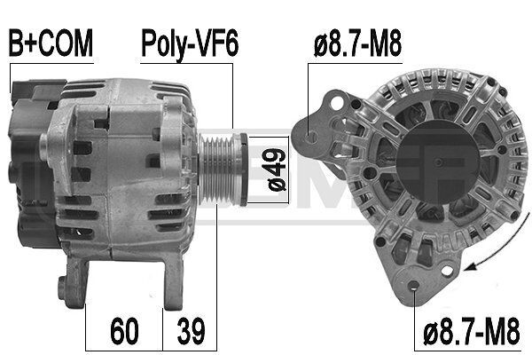 Generator 14 V ERA 209218A