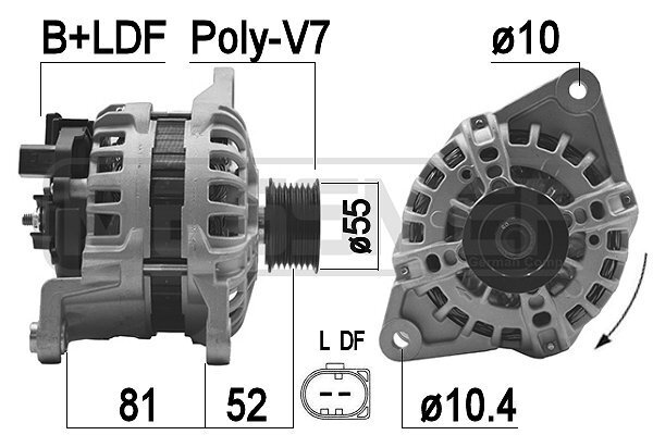 Generator 14 V ERA 209478A