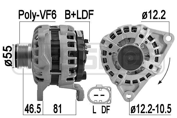 Generator 14 V ERA 209558A