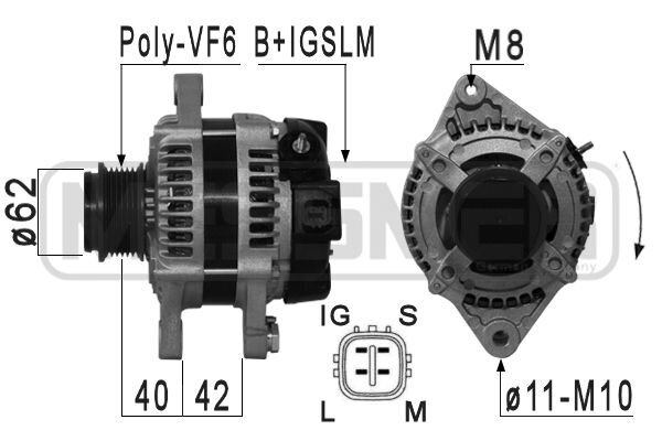 Generator 14 V ERA 210882A