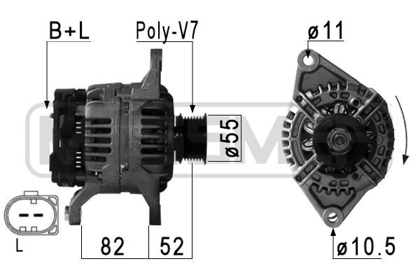 Generator 14 V ERA 210886A