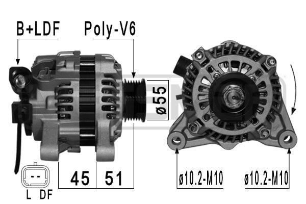 Generator 14 V ERA 210926A