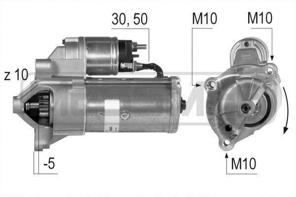 Starter 12 V 2,2 kW ERA 220363A