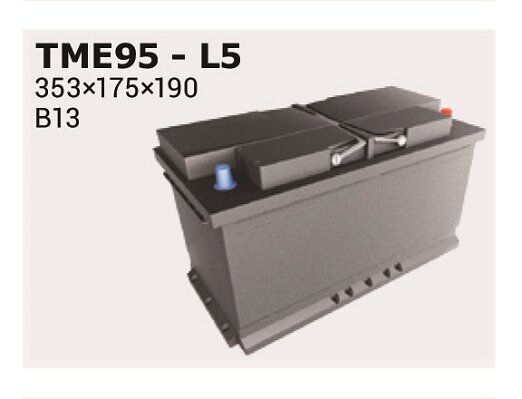 Starterbatterie 12 V 95 Ah IPSA TME95
