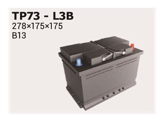 Starterbatterie 12 V 73 Ah IPSA TP73