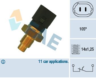 Temperaturschalter, Kühlmittelwarnlampe FAE 35890