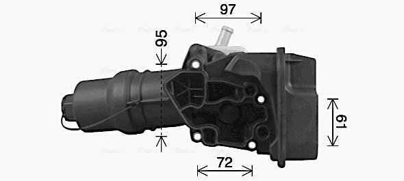 Ölkühler, Motoröl AVA QUALITY COOLING VN3329H