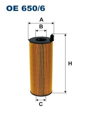 Ölfilter FILTRON OE 650/6