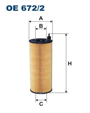 Ölfilter FILTRON OE 672/2