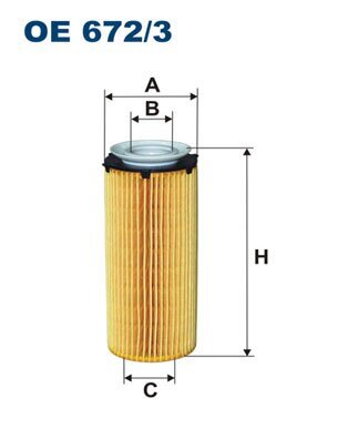 Ölfilter FILTRON OE 672/3