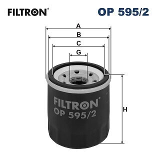 Ölfilter FILTRON OP 595/2
