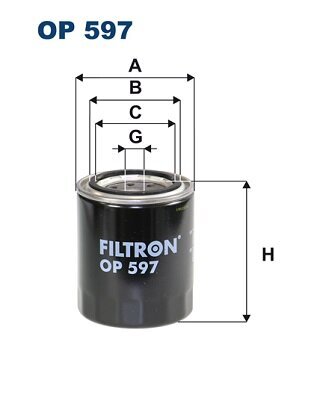 Ölfilter FILTRON OP 597