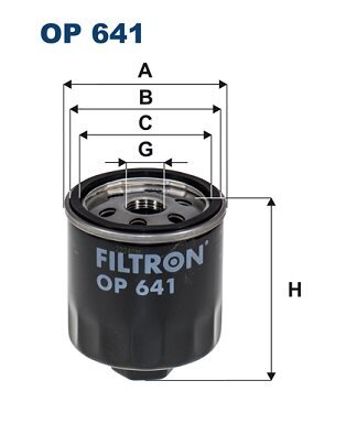 Ölfilter FILTRON OP 641