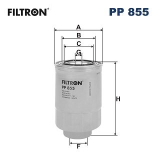 Kraftstofffilter FILTRON PP 855