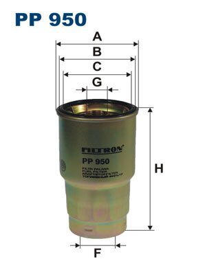 Kraftstofffilter FILTRON PP 950