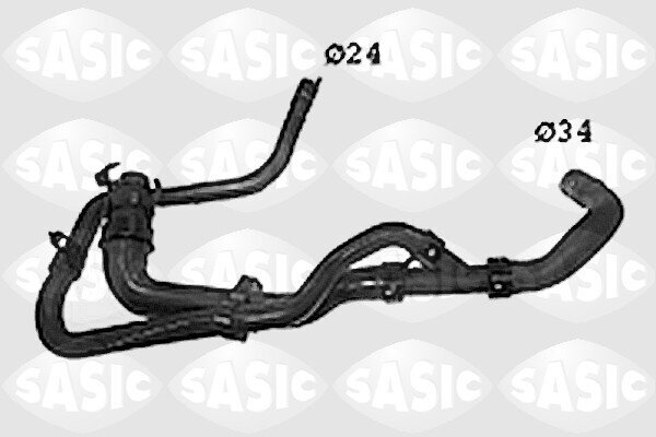 Kühlerschlauch SASIC SWH0485