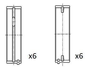 Kurbelwellenlager FAI AutoParts BM1062-STD