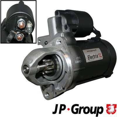 Starter 12 V 2,3 kW JP GROUP 1390300500