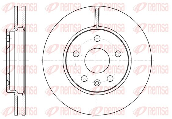 Bremsscheibe KAWE 61285 10