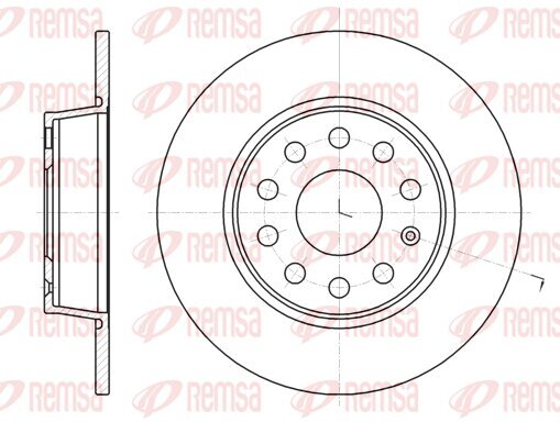 Bremsscheibe KAWE 61340 00