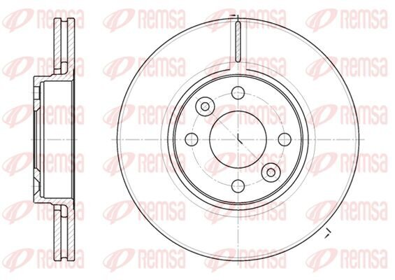 Bremsscheibe KAWE 6683 10