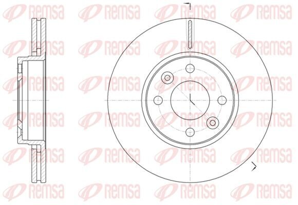 Bremsscheibe KAWE 61474 10