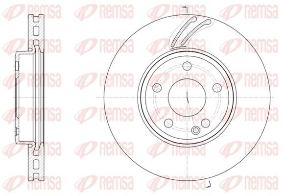 Bremsscheibe KAWE 61527 10