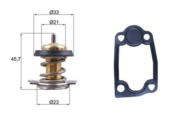 Thermostat, Kühlmittel MAHLE TX 266 79D