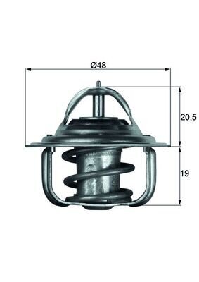 Thermostat, Kühlmittel MAHLE TX 5 83D