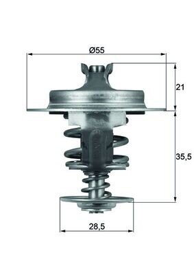 Thermostat, Kühlmittel MAHLE TX 67 83D