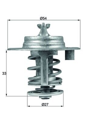 Thermostat, Kühlmittel MAHLE TX 95 83D