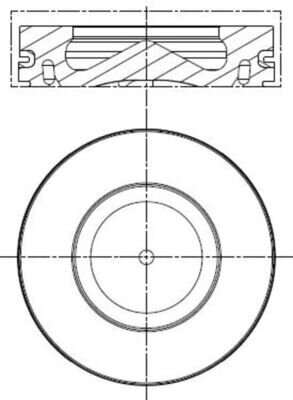 Kolben MAHLE 081 PI 00100 000