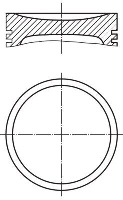 Kolben MAHLE 034 18 02