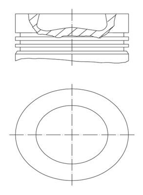 Kolben MAHLE 028 PI 00139 000