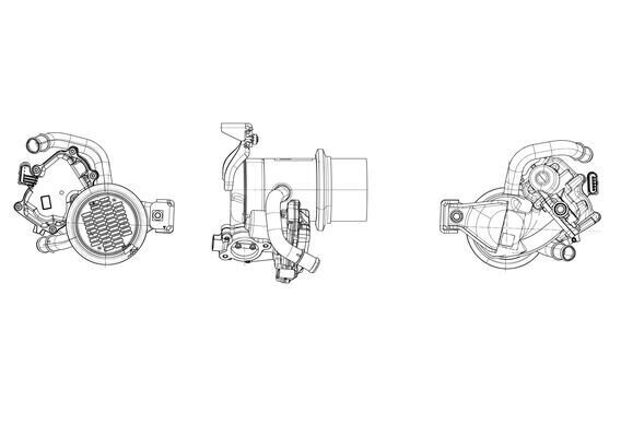 Kühler, Abgasrückführung MAHLE CE 54 000P