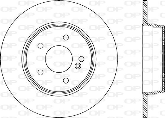 Bremsscheibe OPEN PARTS BDR1316.10