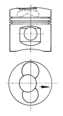 Kolben KOLBENSCHMIDT 90915700