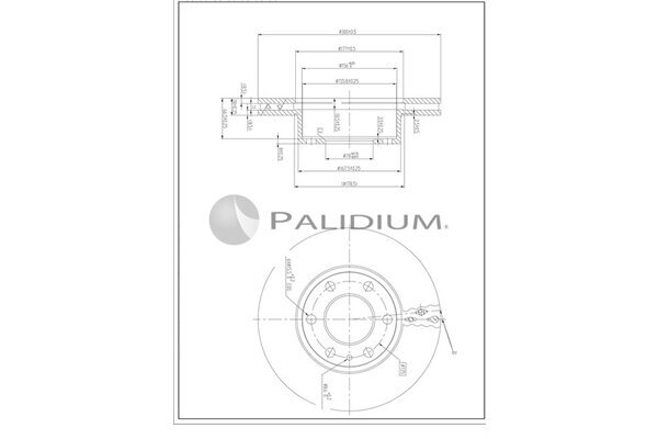 Bremsscheibe ASHUKI by Palidium P330-272