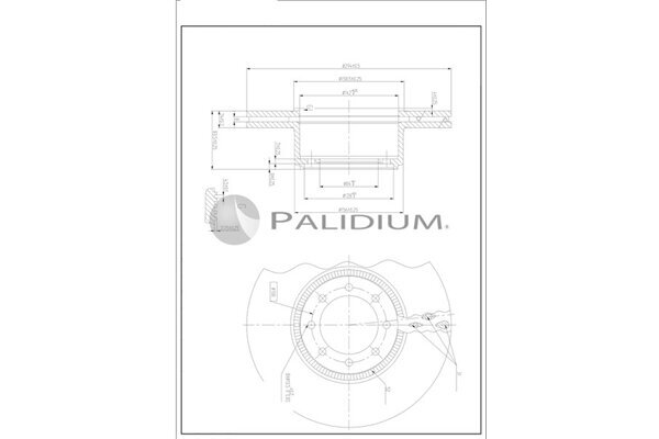 Bremsscheibe ASHUKI by Palidium P331-146