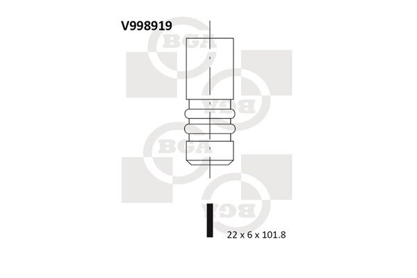 Auslassventil BGA V998919
