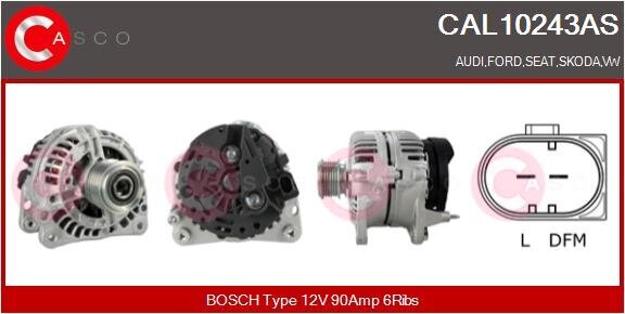 Generator 12 V CASCO CAL10243AS
