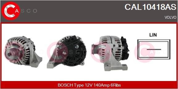 Generator 12 V CASCO CAL10418AS