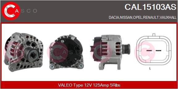 Generator 12 V CASCO CAL15103AS