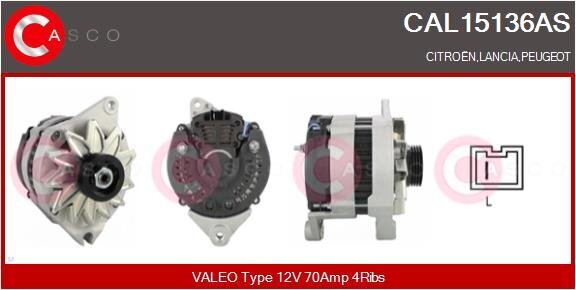 Generator 12 V CASCO CAL15136AS