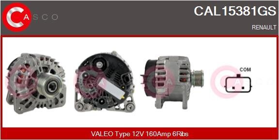 Generator 12 V CASCO CAL15381GS